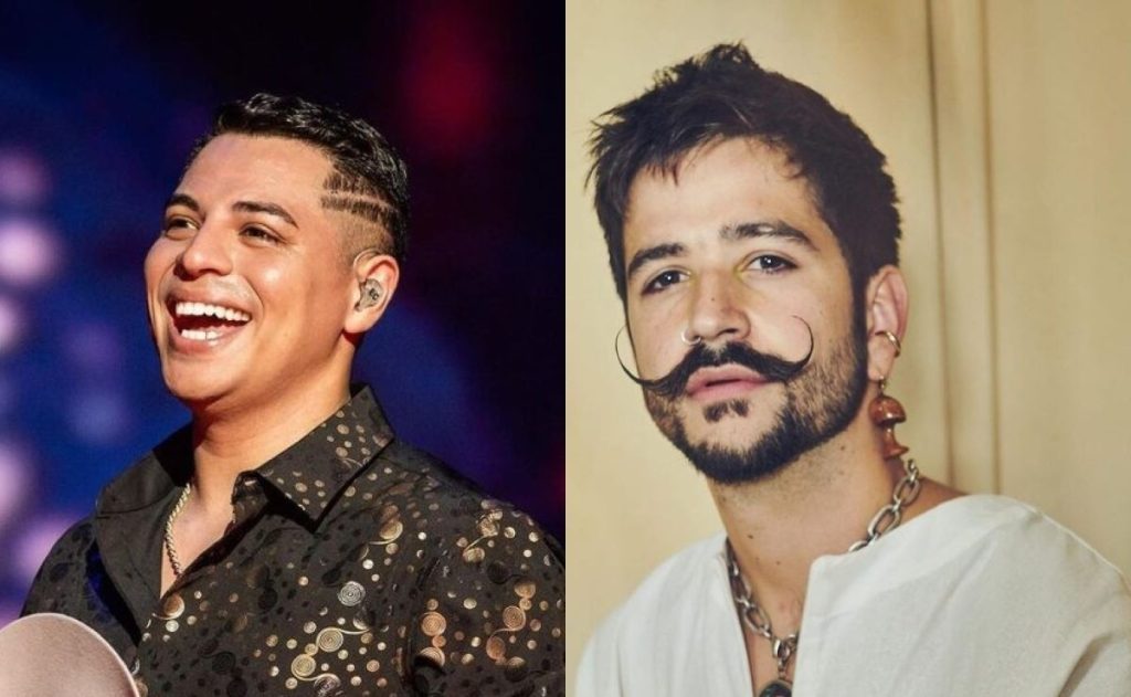 Vocalista de grupo firme se besó apasionadamente con Camilo Vocalista de grupo firme se besó apasionadamente con Camilo