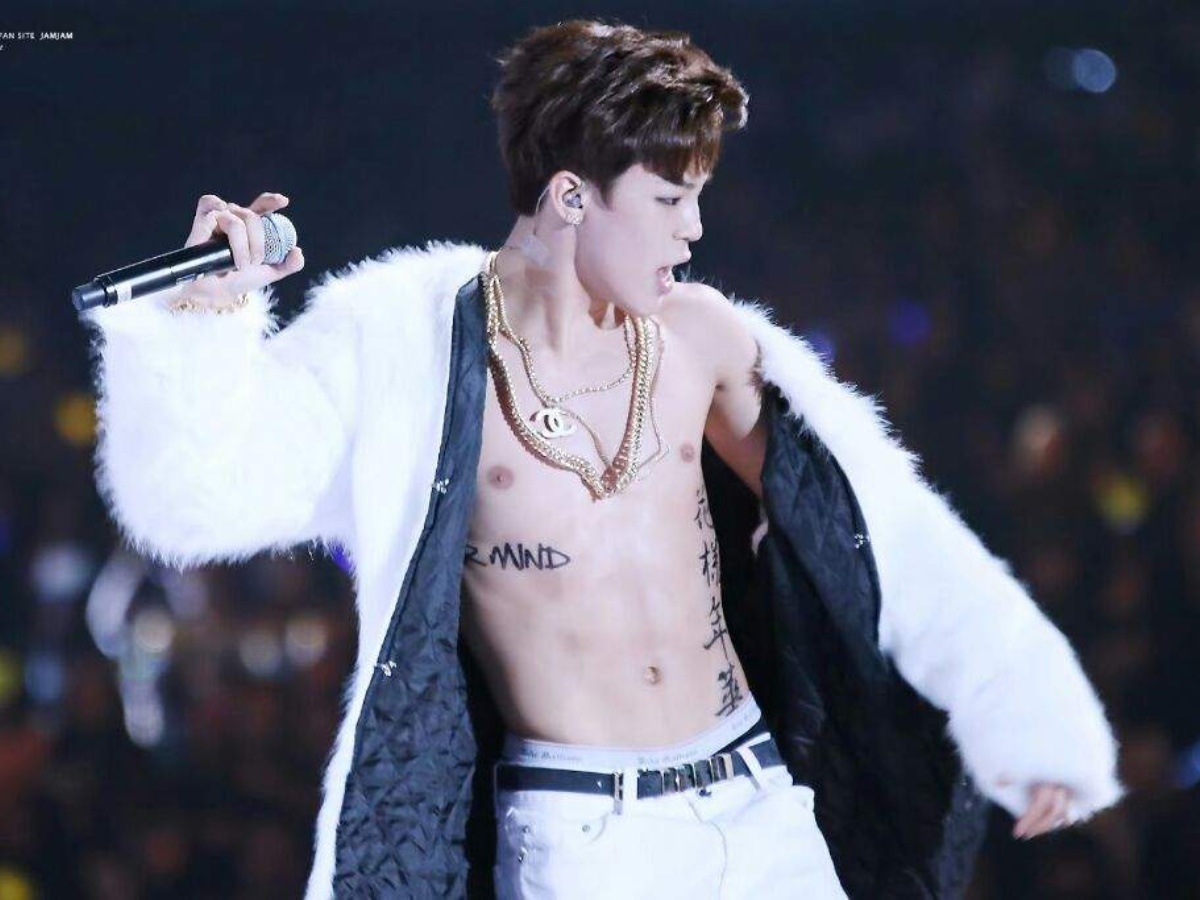 Las fotos de Jimin sin camisa que impactaron al ARMY