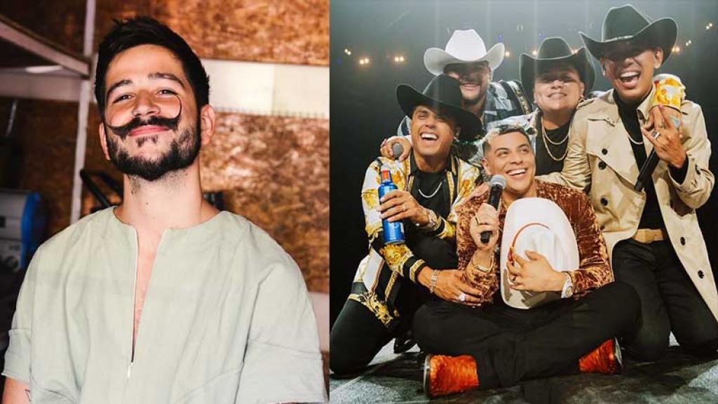 Vocalista de grupo firme se besó apasionadamente con Camilo