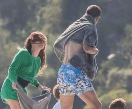 Filtran fotos de Shakira y Piqué discutiendo en frente de sus hijos