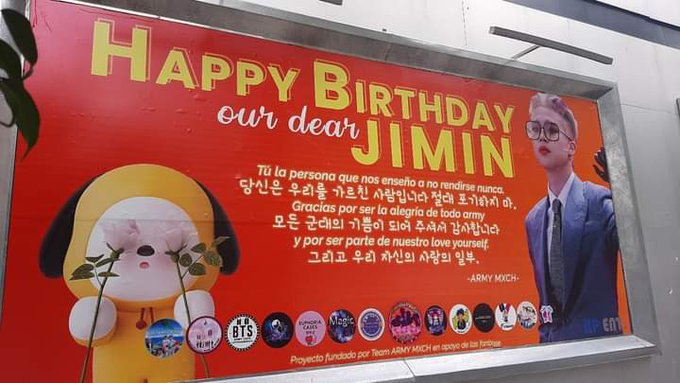 Jimin de BTS celebrará su cumpleaños en México, descubre los detalles