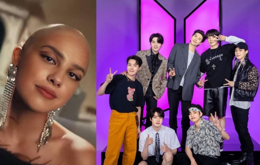 Olivia Rodrigo al parecer se rapó en apoyo a BTS y su servicio militar