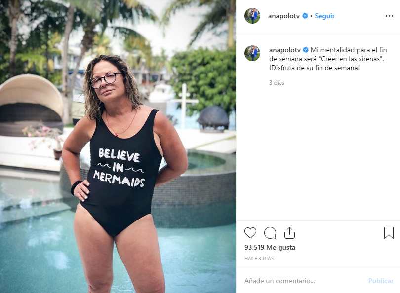 Doctora Ana María Polo se deja ver en traje de baño y deja atónitos a sus seguidores