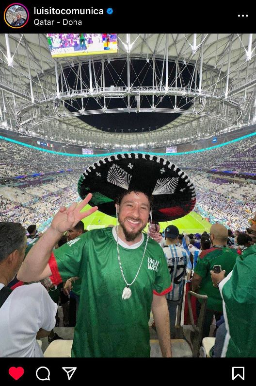 Luisito Comunica apoya a todos los países del mundial menos a México