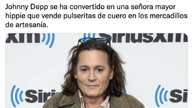 Comparan a Johnny Depp con señora de tercera edad tras cambio de imagen