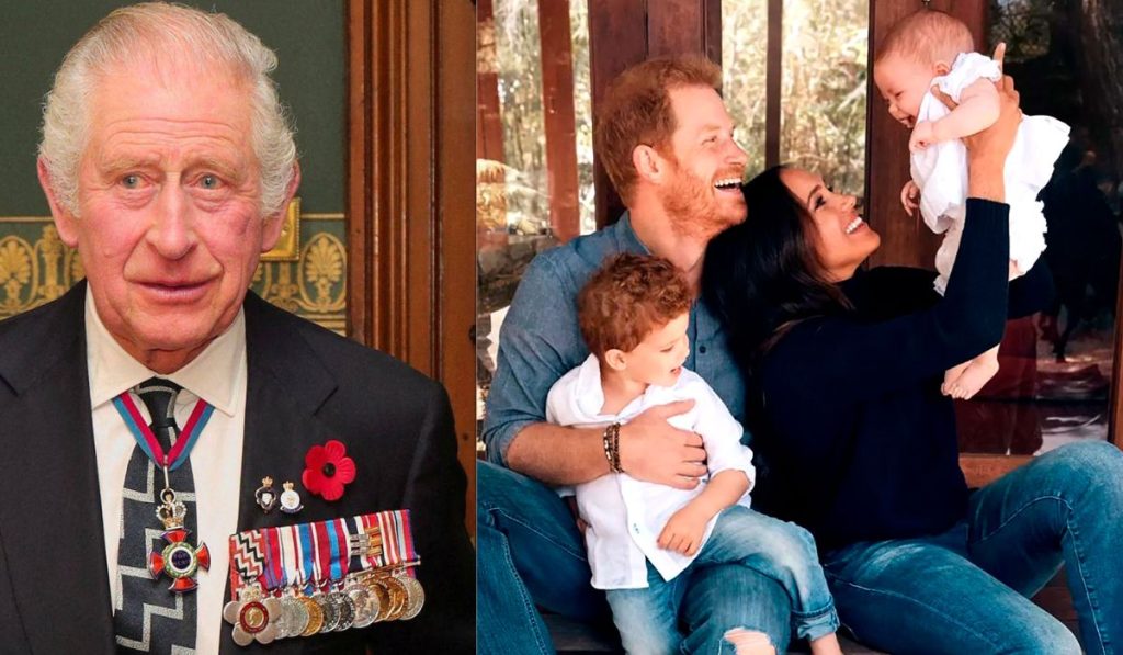 La decisión del Rey Carlos III sobre los títulos reales del príncipe Harry, Meghan y sus nietos
