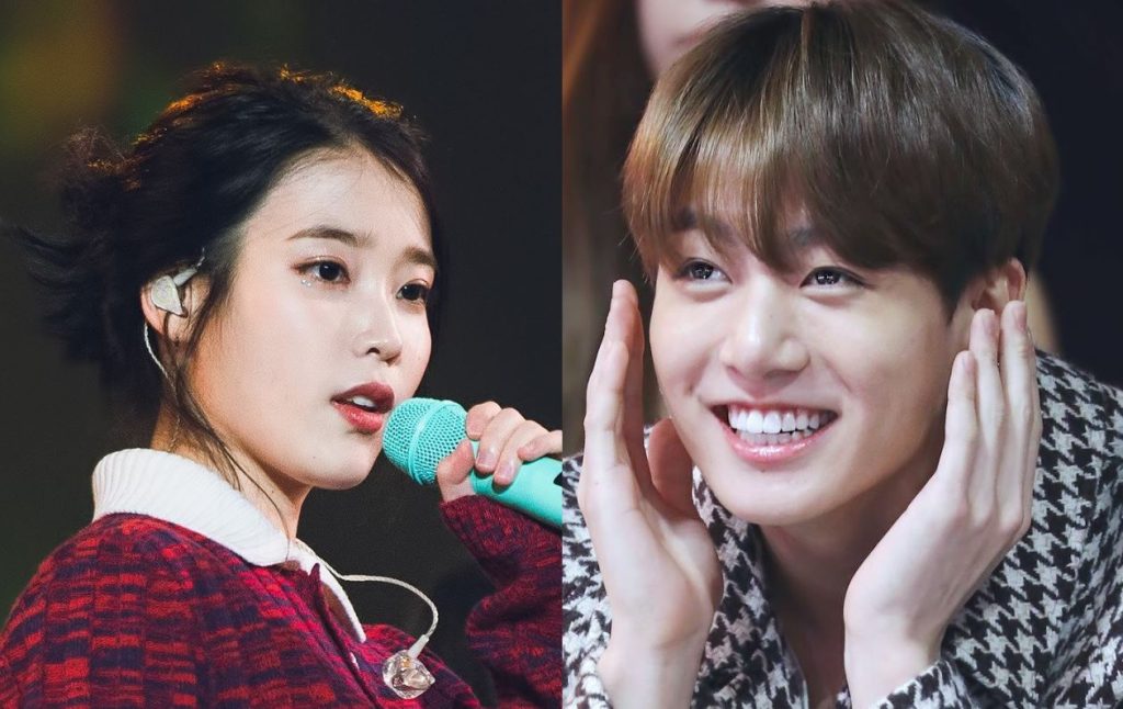 Jungkook de BTS y IU han sido vistos juntos por primera vez
