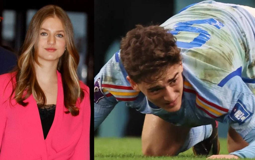 La princesa Leonor consuela a Gavi tras eliminación de España del Mundial de Qatar