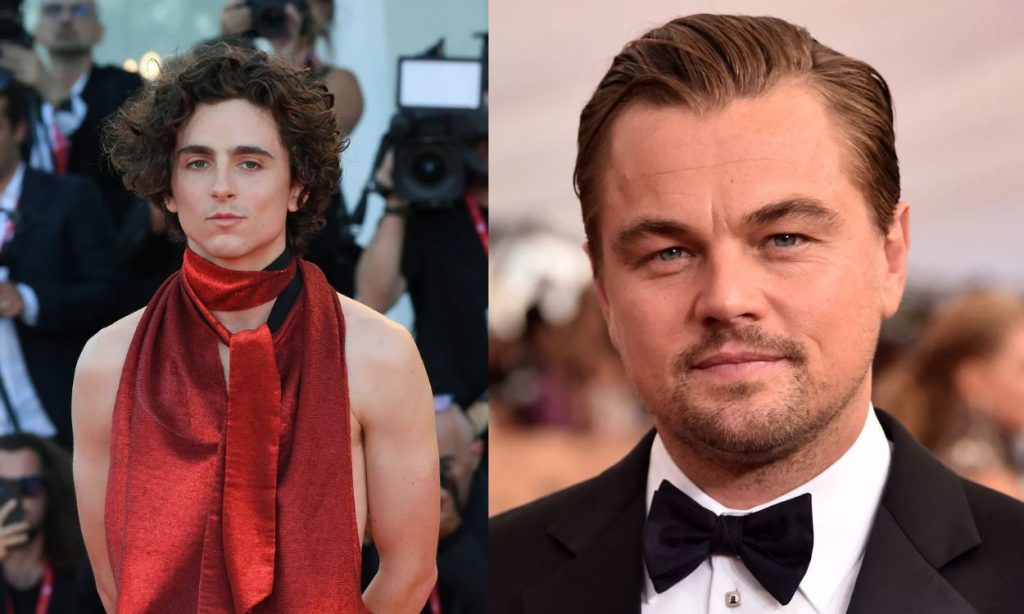 Timothée Chalamet y Leonardo DiCaprio en rumores de tener un noviazgo