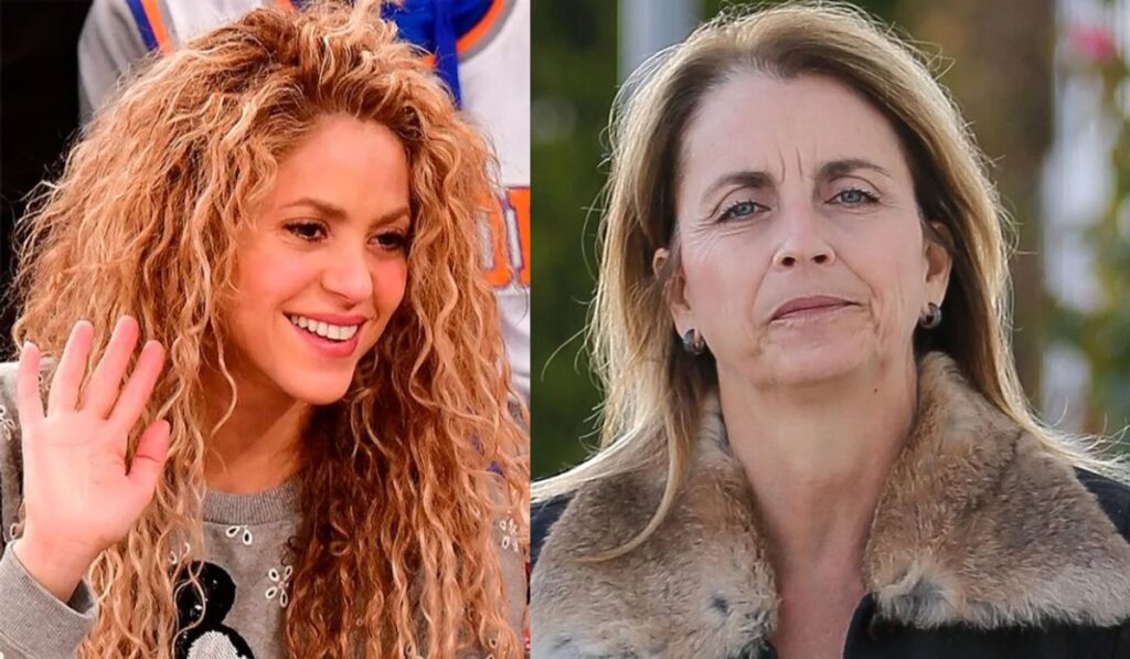 Shakira colocó una temerosa figura de bruja en el balcón de su casa para referirse a su ex suegra