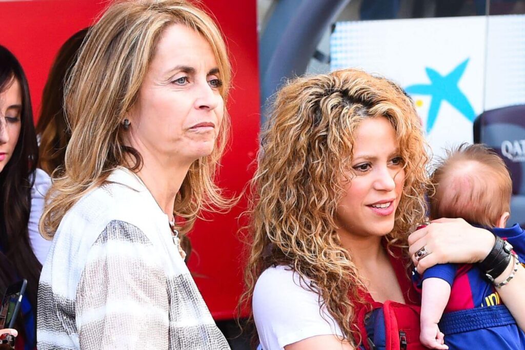 Shakira y la madre de Gerard Piqué tuvieron un enfrentamiento al verse cara a cara