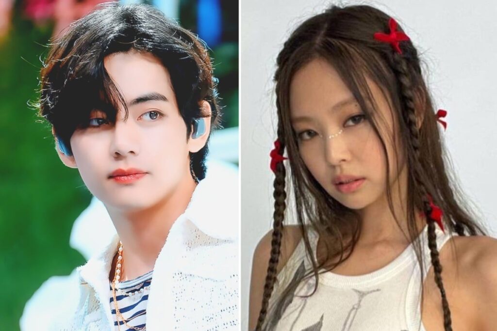V de BTS "confirmó" su relación con Jennie de BLACKPINK