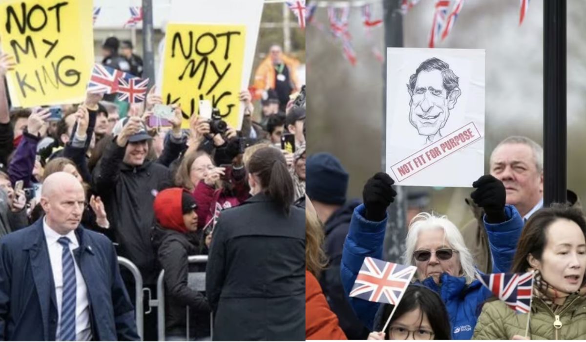 King Charles III faces the wrath of protesters and is publicly attacked by  them