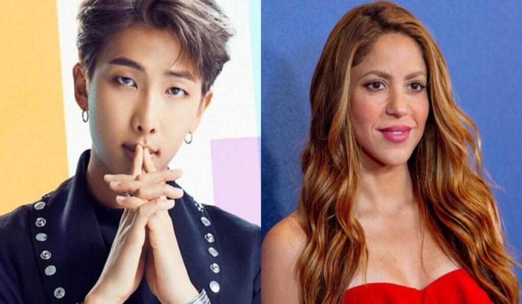 Fans de BTS afirman que RM y Shakira son muy parecidos