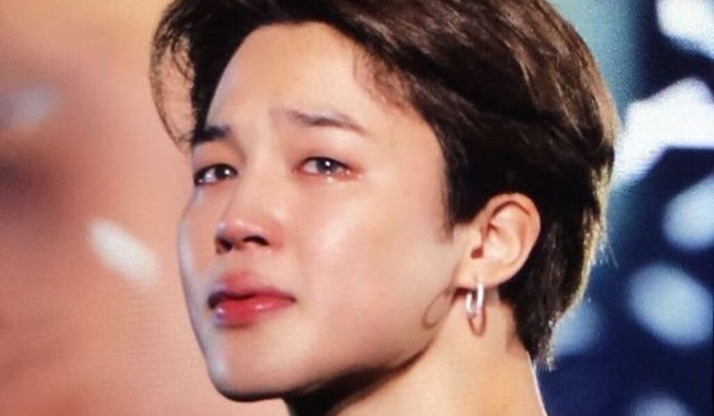 Jimin de BTS termina llorando en un programa y causa pánico en ARMY