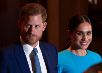 (FILES) In this file photo taken on March 05, 2020 Britain's Prince Harry, Duke of Sussex (L), and Meghan, Duchess of Sussex leave after attending the Endeavour Fund Awards at Mansion House in London. - President Donald Trump said March 29, 2020 that the United States would not pay security costs for Prince Harry and his wife Meghan, appearing to confirm that the royal couple have moved to live in California.
They reportedly flew by private jet from Canada to Los Angeles before the border between the two countries closed because of the deadly coronavirus outbreak. (Photo by JUSTIN TALLIS / AFP)
