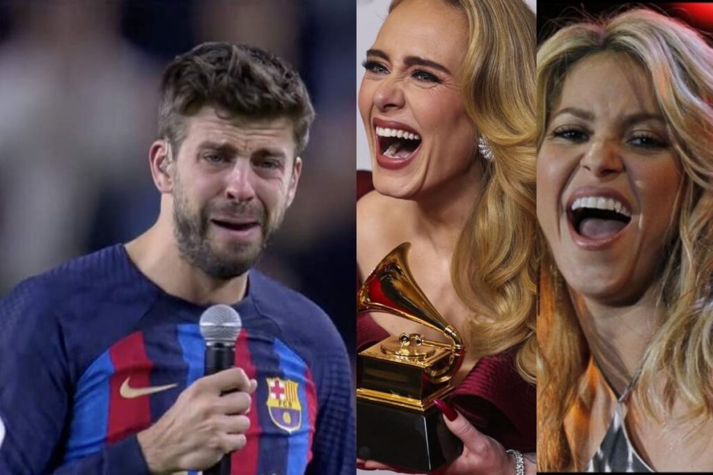 Adele se une a Shakira para atacar a Gerard Piqué y así lo ha demostrado