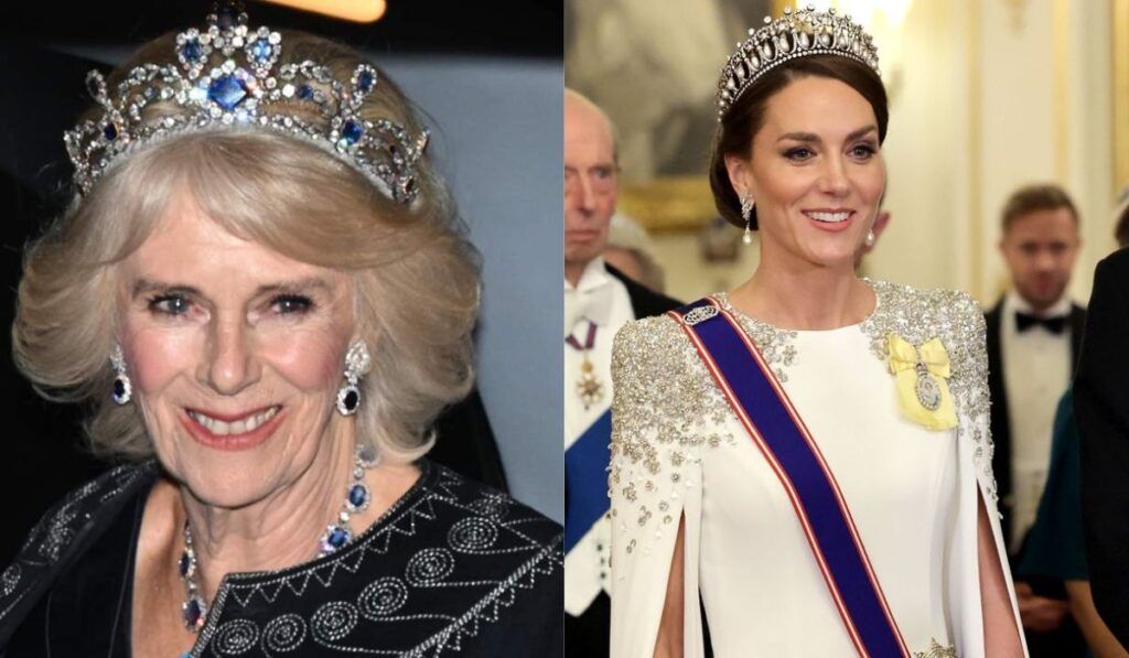 Camilla Parker despoja de una corona a Kate Middleton para la próxima coronación