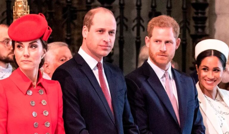 El príncipe William y Kate Middleton tienen miedo del príncipe Harry y Meghan Markle