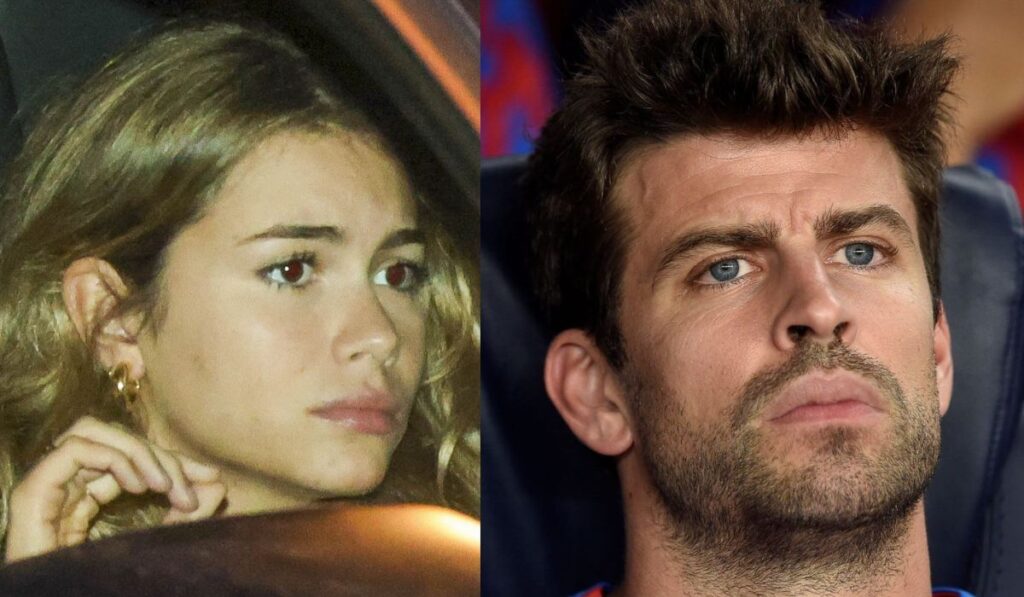 Gerard Piqué agrede intencionalmente a su actual novia Clara Chía