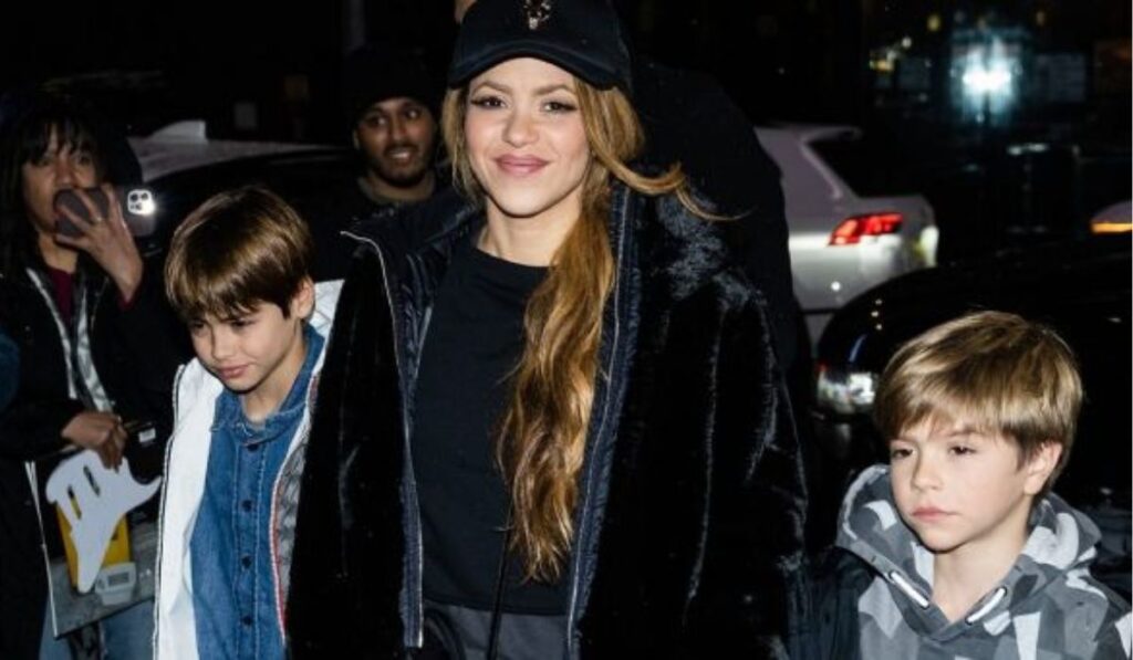 Sasha y Milán se unen a Shakira para burlarse de Piqué en Estados Unidos (VIDEO)