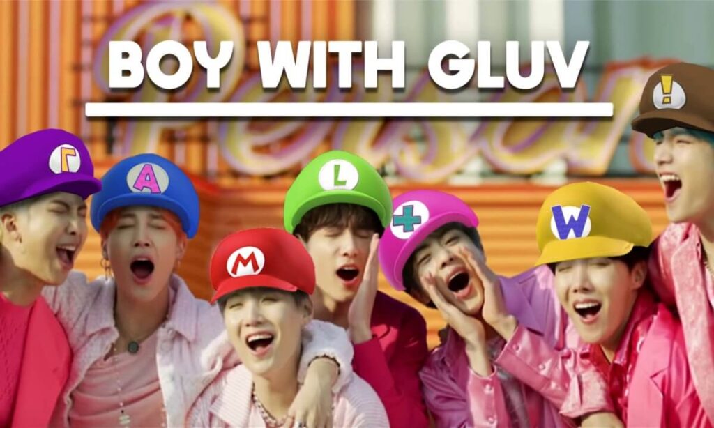 BTS aparece en Mario Bros y sus fans no se habían dado de cuenta