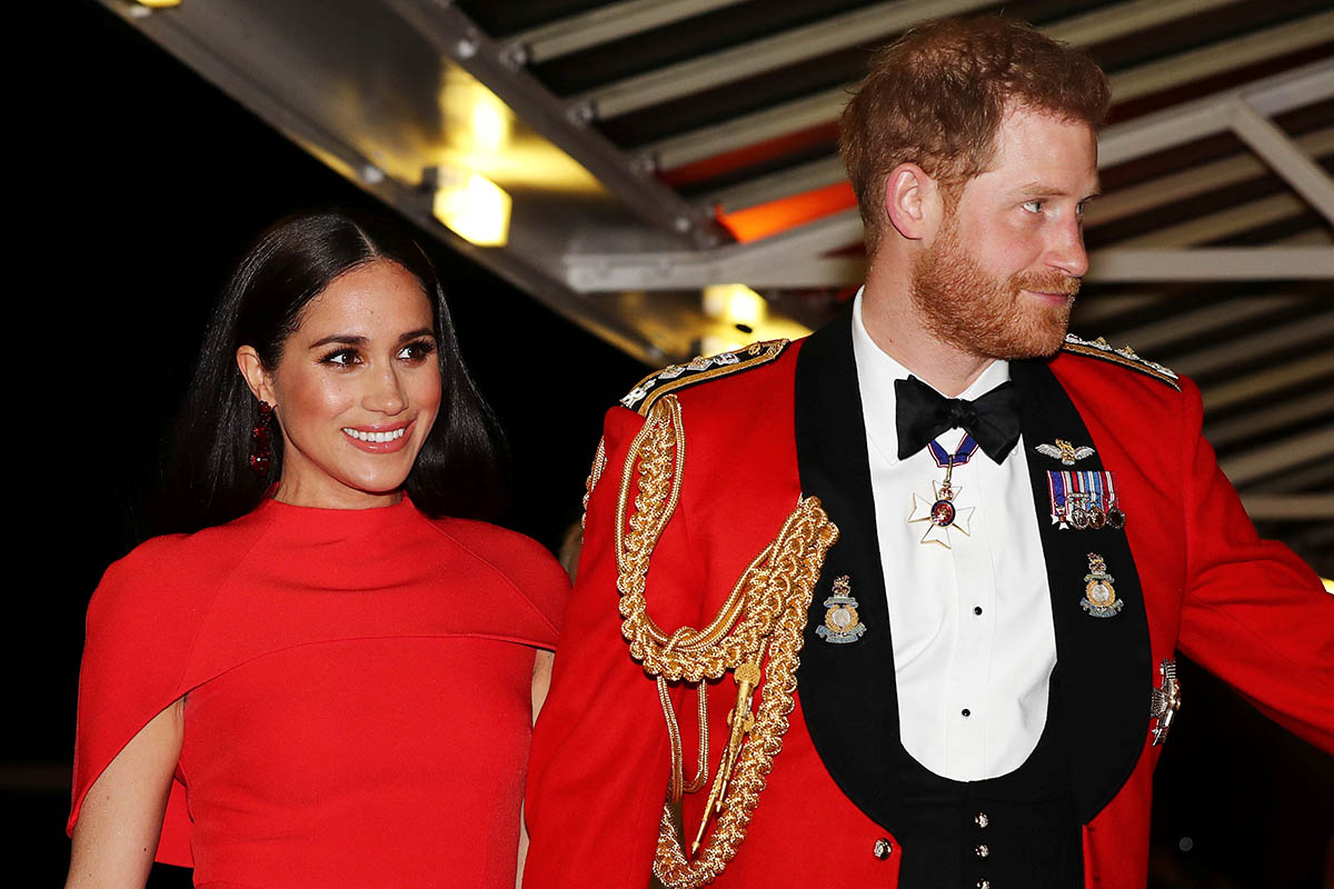 Britain's Prince Harry and his wife Meghan, arrive to attend the Mountbatten Festival of Music at the Royal Albert Hall in London, Britain March 7, 2020. REUTERS/Simon Dawson/Pool *** Local Caption *** .