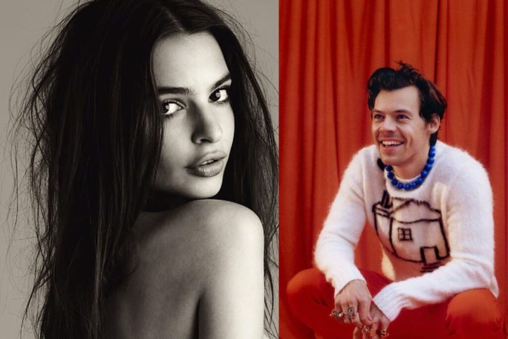 Emily Ratajkowski responde a las polémicas imágenes besándose con Harry Styles
