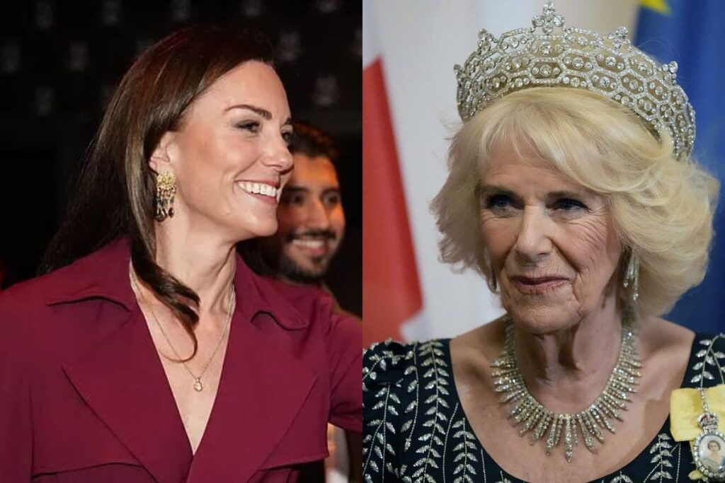 Kate Middleton vuelve a opacar ante las cámaras a la reina Camilla Parker
