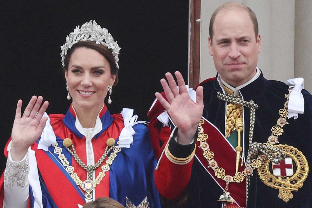 Acusan a Kate Middleton y al príncipe William de opacar la coronación del rey Carlos III