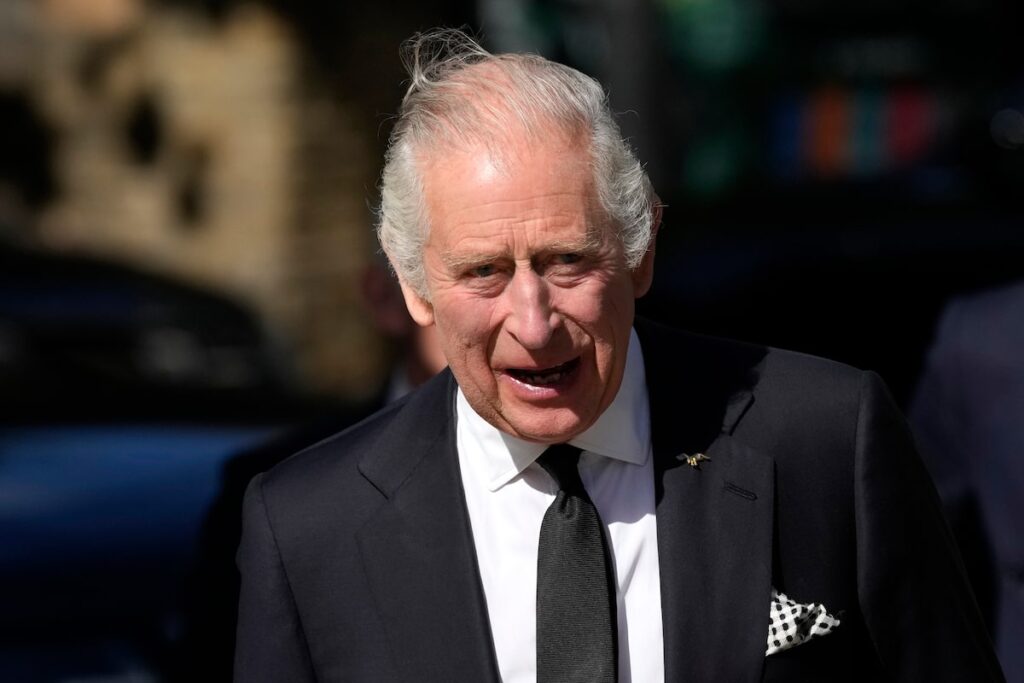 Colocan un "miembro gigante" en el lugar dónde se festejará la coronación del Rey Carlos III