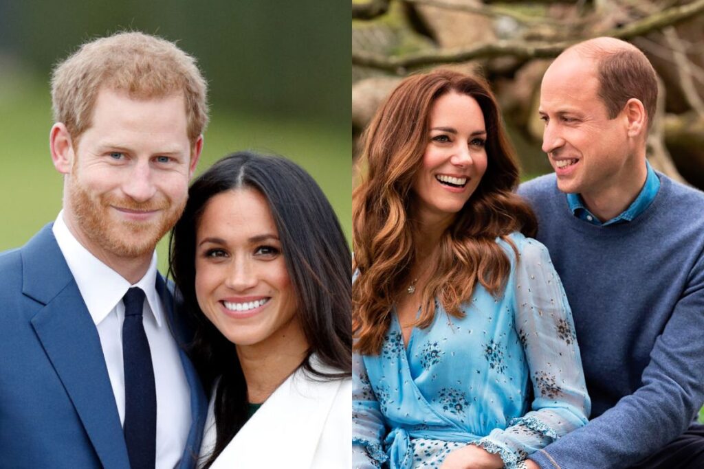 La relación del príncipe Harry y Meghan Markle con el príncipe William y Kate Middleton nunca tendría arreglo