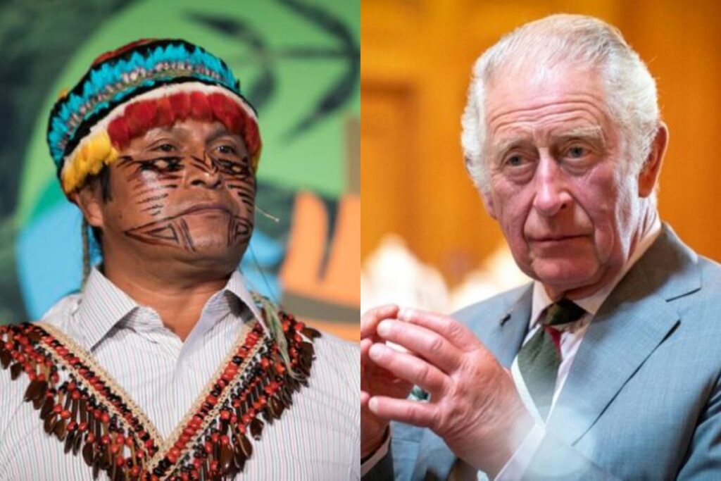 Líder indígena pone a prueba las ideas ecologistas del rey Carlos III con lo que podría ser un gran reto