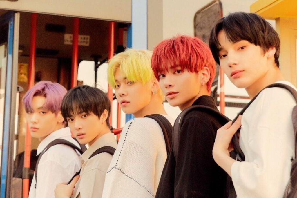 Los chicos de TXT andan más explícitos que nunca en su paso por Estados Unidos