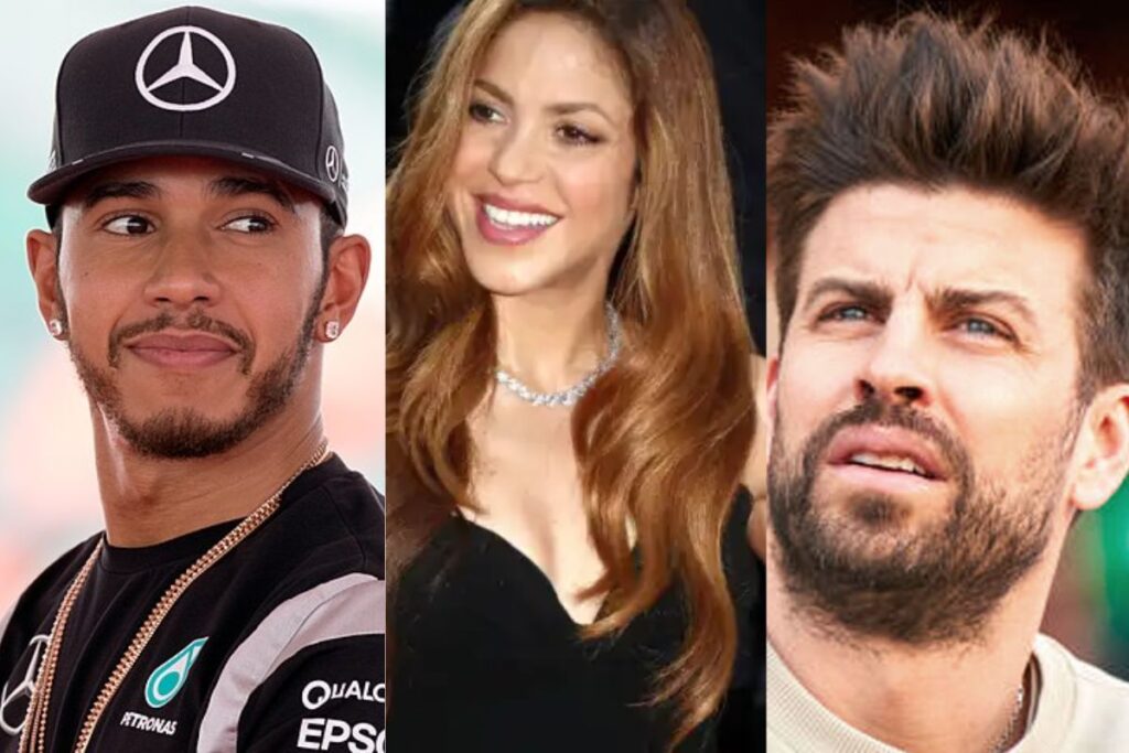 Reviven el encuentro entre Gerard Piqué y Lewis Hamilton tras las apariciones de Shakira con el piloto