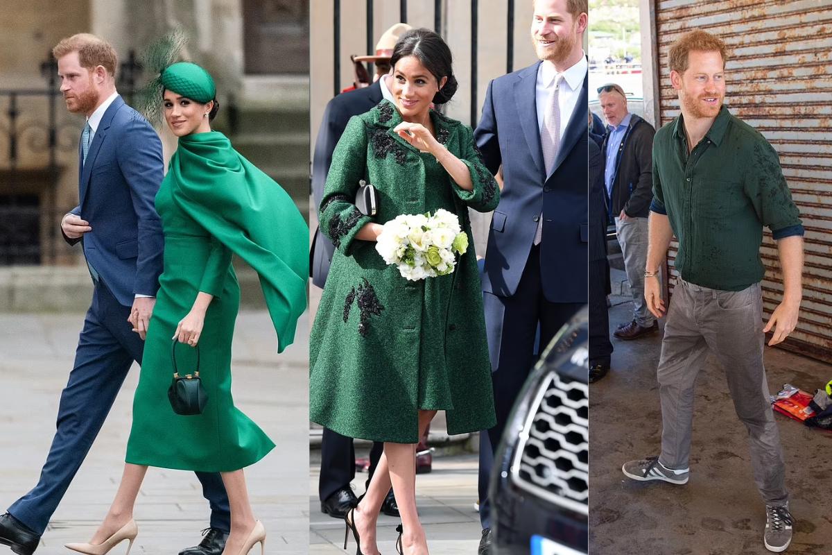El extraño gusto del príncipe Harry y Meghan Markle por el color verde