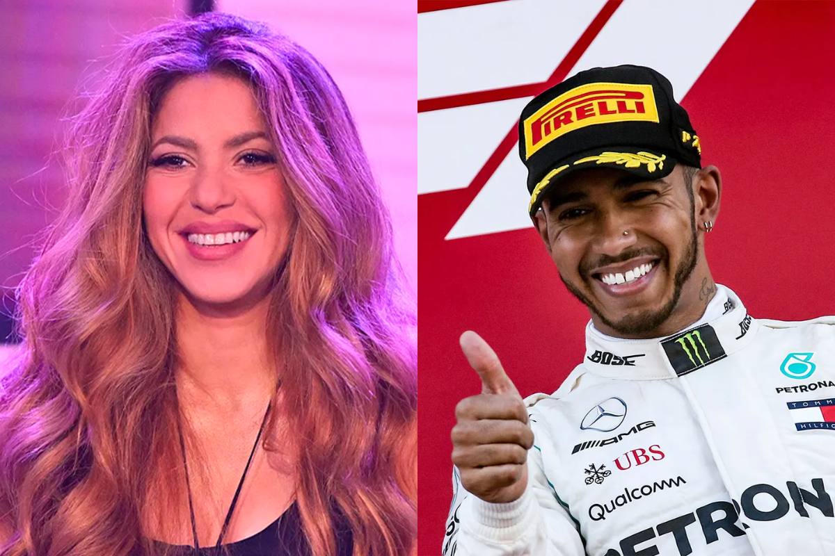La foto de Shakira y Lewis Hamilton después de tener un momento íntimo, según los internautas