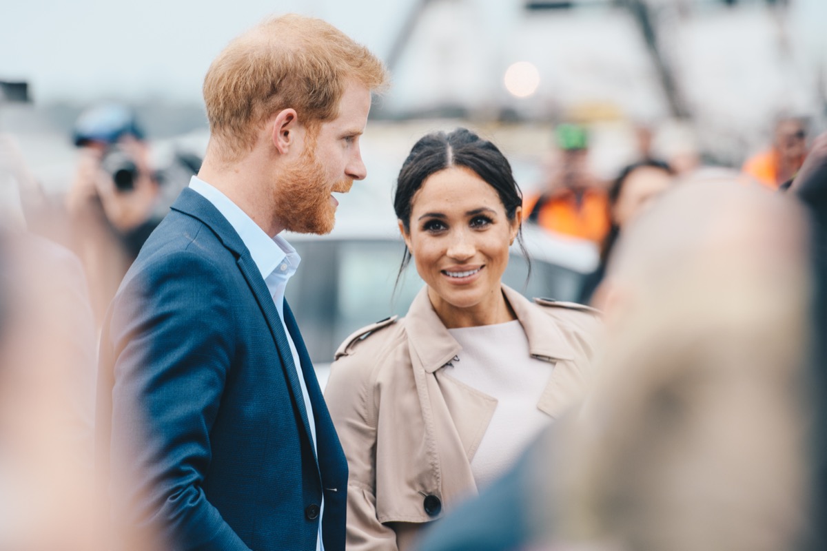 AUCKLAND, NZ - OCTOBER 30: The Duchess of Sussex (Meghan Markle) visiting Auckland's Viaduct Harbour during her first Royal Tour in New Zealand on October, 2018 in Auckland, New Zealand.