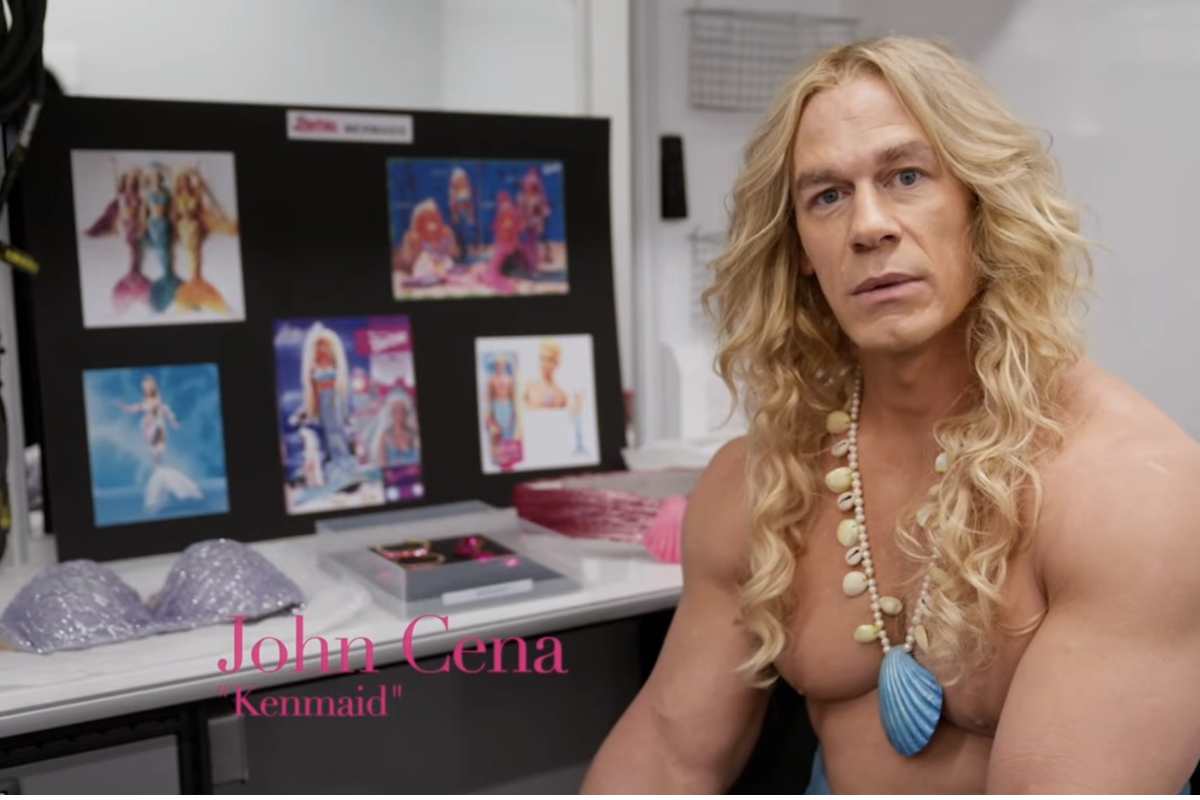 Así lucirá John Cena como un "Ken" para la película "Barbie"