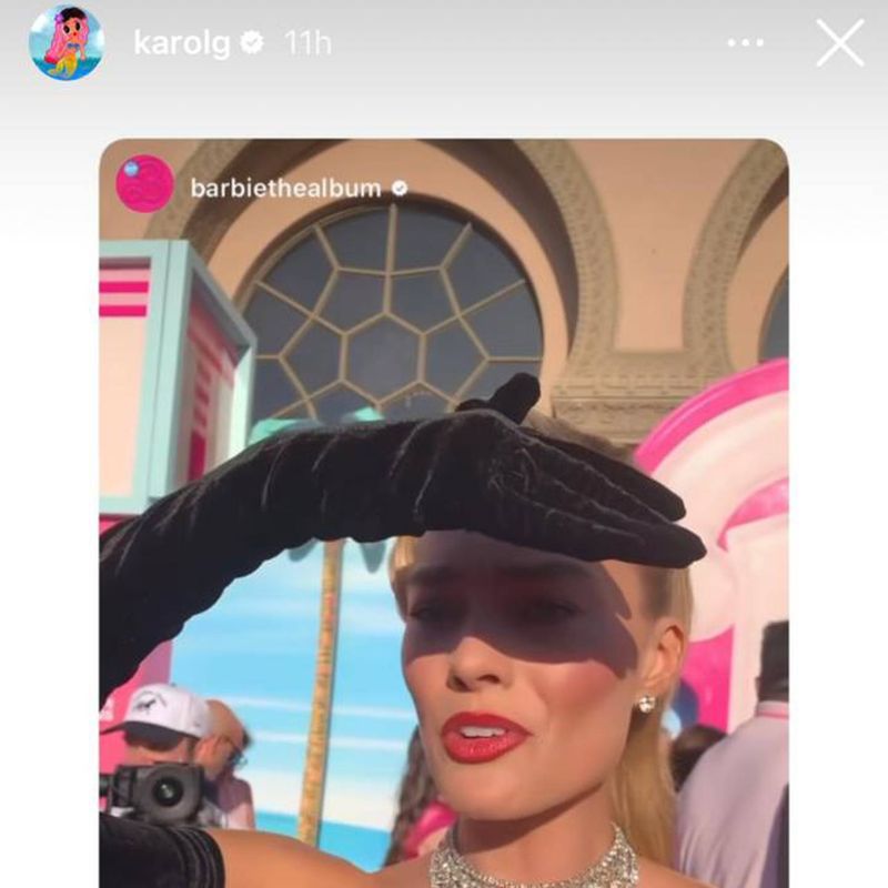 "Ay Dios": Margot Robbie y America Ferrera opinaron sobre la cancion de Barbie de Karol G