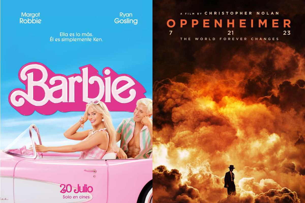 "Barbie" vs "Oppenheimer" ¿Cuál película está liderando en cines?
