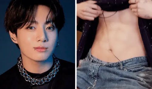 Jungkook de BTS mostró sus abdominales destapandose su camisa (VIDEO)