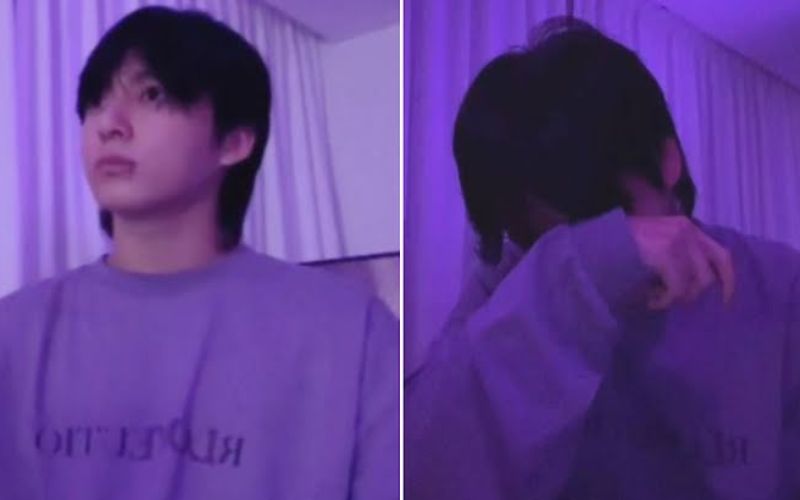 Jungkook de BTS se soltó en llanto en su última transmisión en vivo