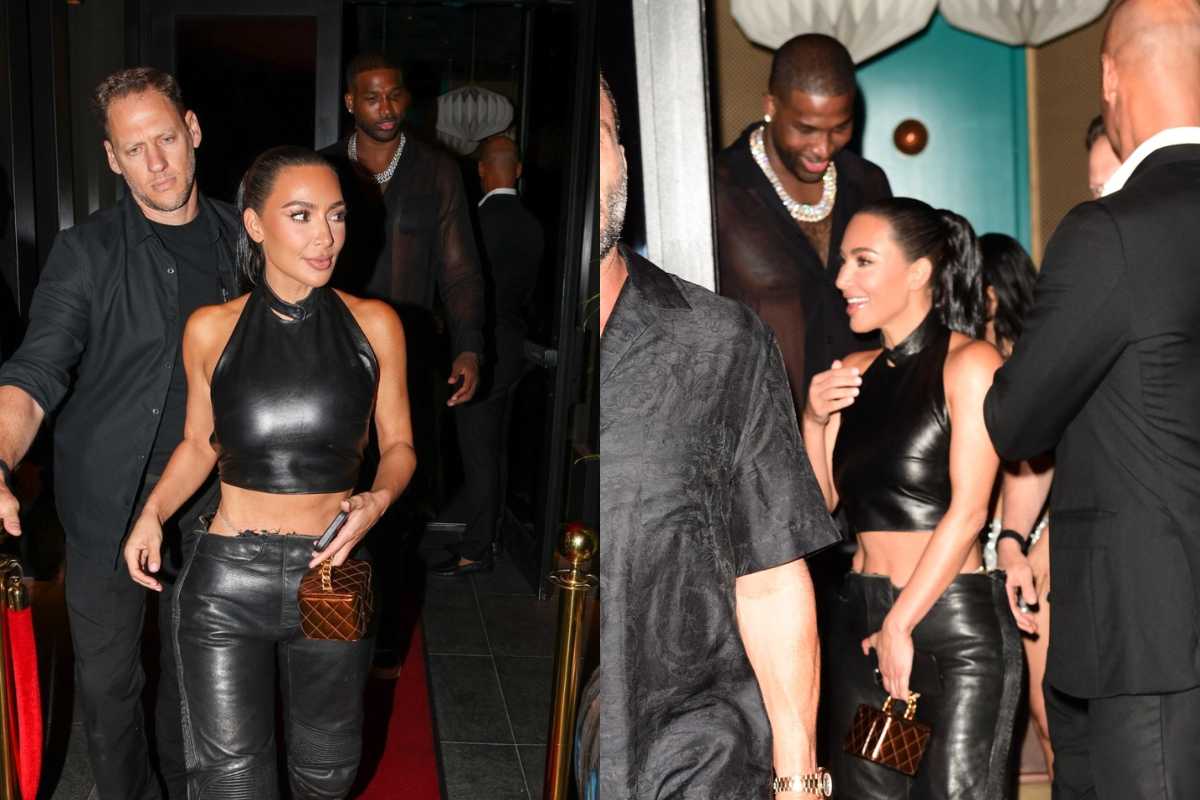 Kim Kardashian vista en una fiesta con un reconocido basquetbolista 