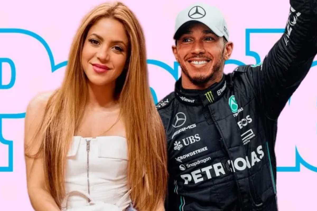 Lewis Hamilton rechaza a Shakira y no quiere que esté en sus carreras de la Fórmula 1