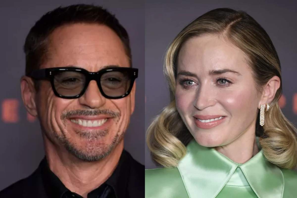 Robert Downey Jr. y Emily Blunt confirman insólito rumor sobre Christopher Nolan