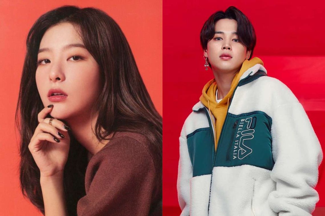 Seulgi de Red Velvet encantó por completo a Jimin de BTS con su forma