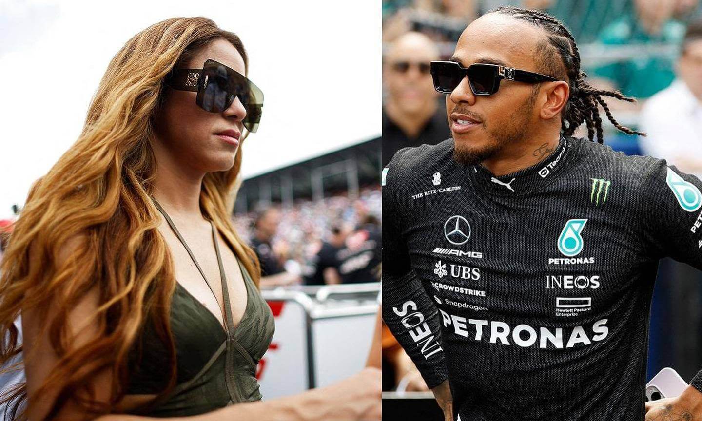 Revelan cuál es el novio de Shakira en Estados Unidos, y no es Lewis Hamilton
