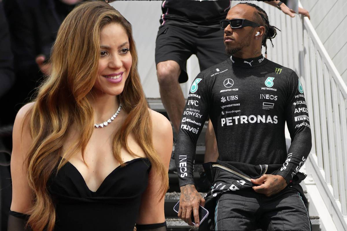 Lewis Hamilton rechaza a Shakira y no quiere que esté en sus carreras de la Fórmula 1