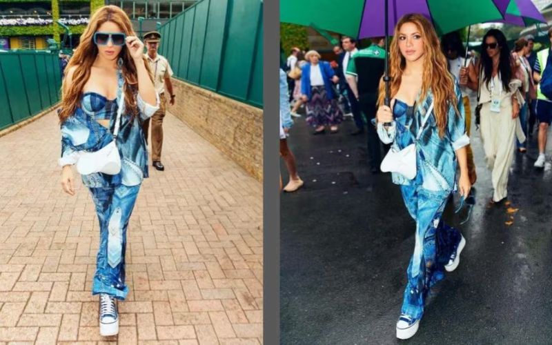 Shakira fue la estrella en el torneo de Wimbledon